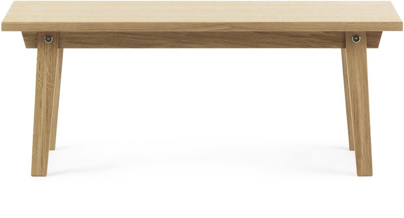 Table basse rectangle en chêne naturel Slice Oak - Normann Copenhagen - The Cool Republic