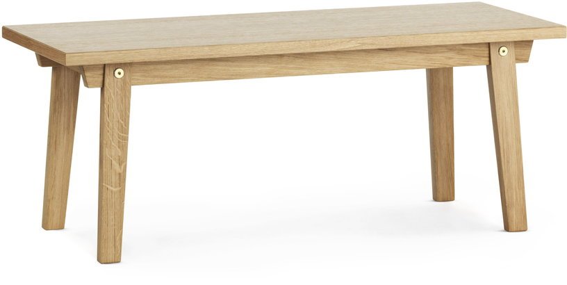 Table basse rectangle en chêne naturel Slice Oak - Normann Copenhagen - The Cool Republic