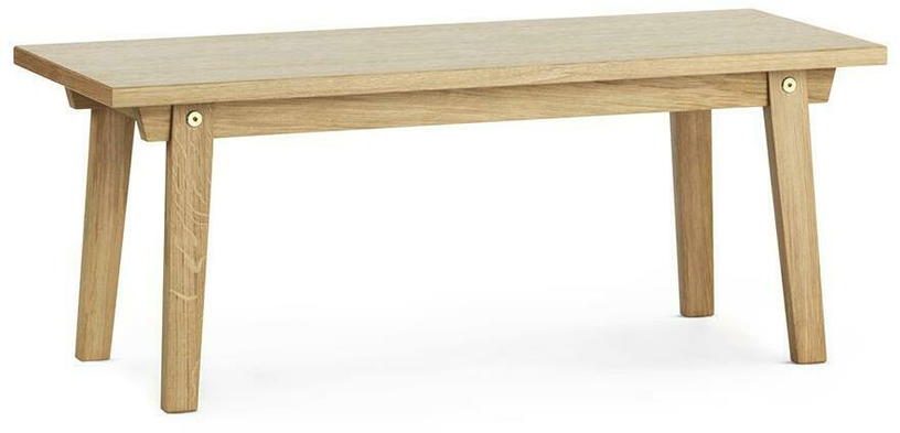 Table basse rectangle en chêne naturel Slice Oak - Normann Copenhagen - The Cool Republic