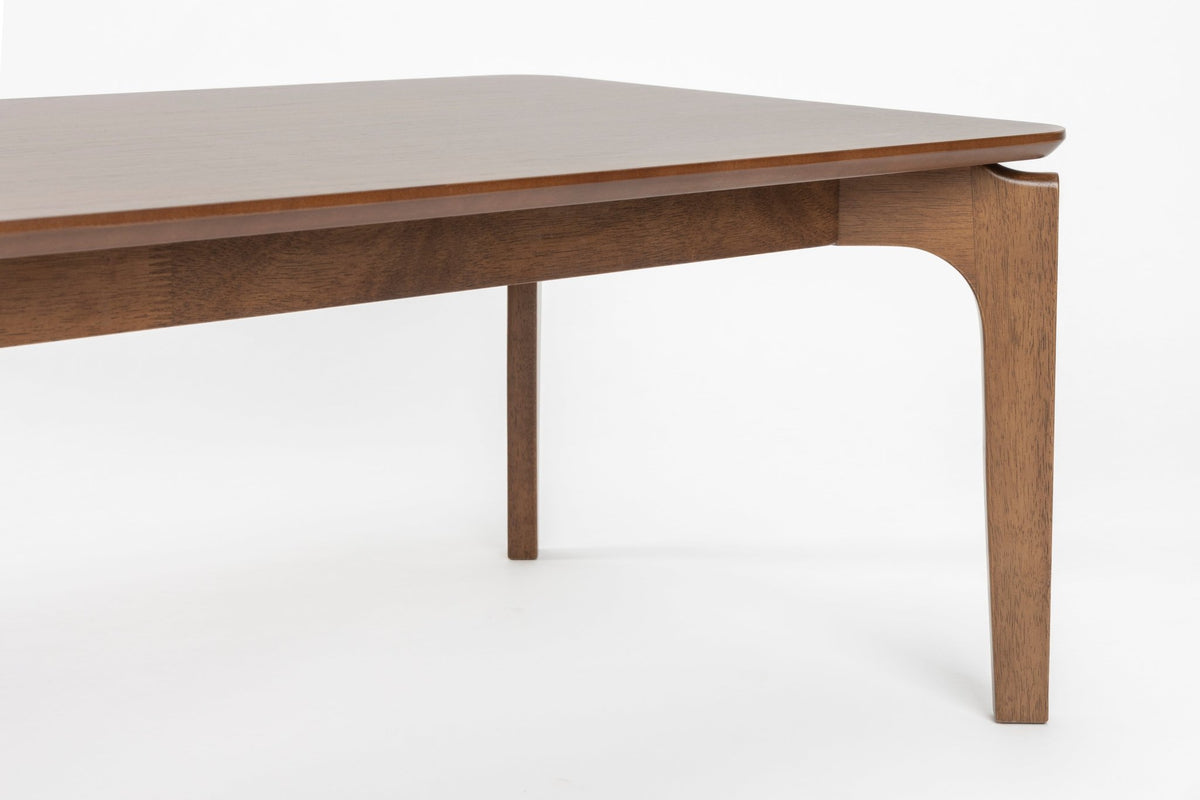 Table basse rectangulaire en bois d'hévéa 120x60x40cm Savone - Dutchbone - The Cool Republic