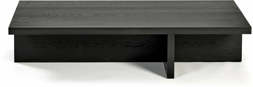 Table basse rectangulaire en chêne noire 140 x 70 cm Rudolph - Serax - The Cool Republic