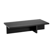 Rectangular side table in black oak 140 x 70 cm Rudolph - Serax - The Cool Republic