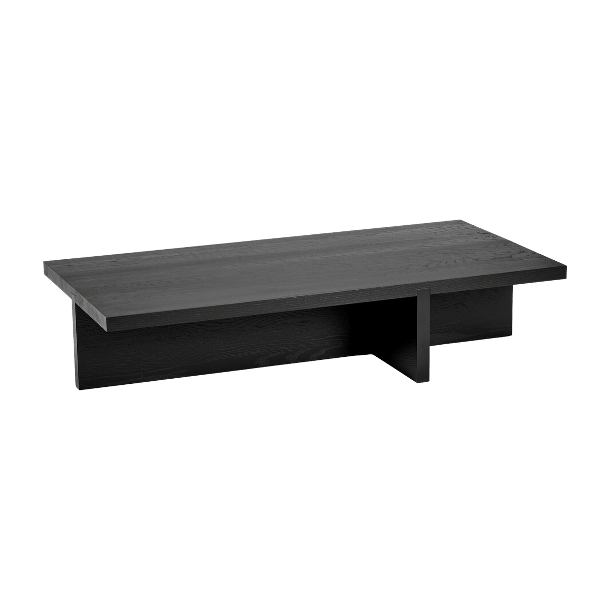 Rectangular side table in black oak 140 x 70 cm Rudolph - Serax - The Cool Republic