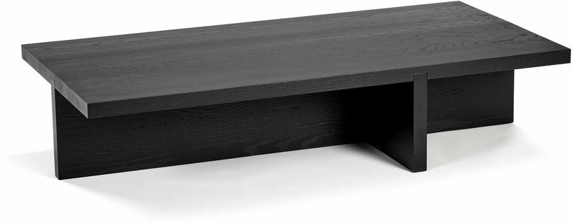 Table basse rectangulaire en chêne noire 140 x 70 cm Rudolph - Serax - The Cool Republic