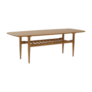 Table basse rectangulaire en frêne foncé 47 cm Fox - 366 Concept - The Cool Republic