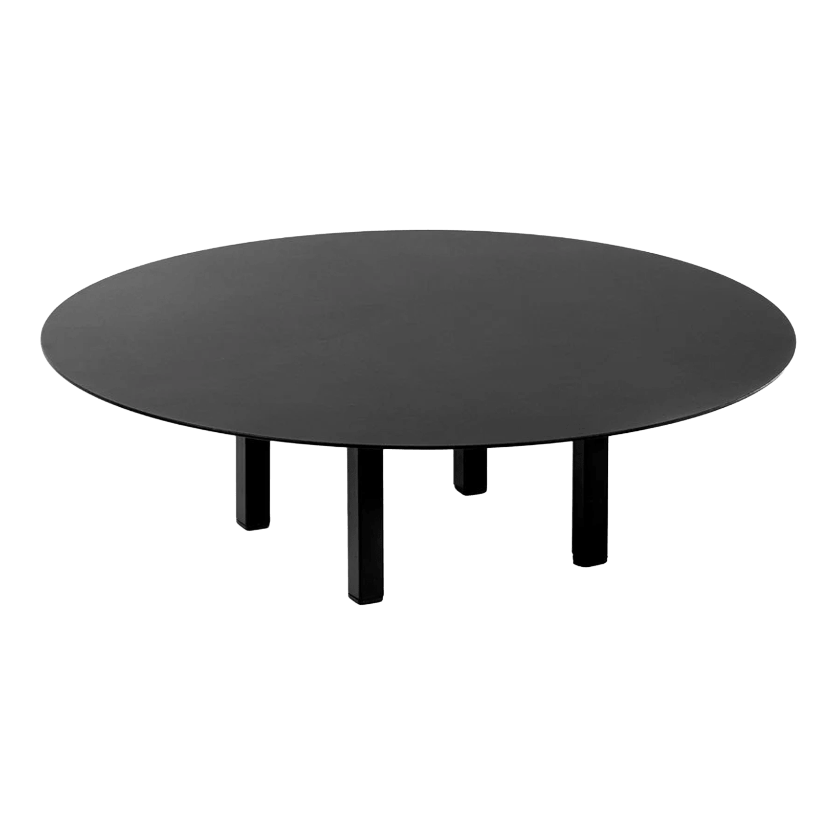 Table basse ronde 68 cm en métal noir 01 - Serax - The Cool Republic