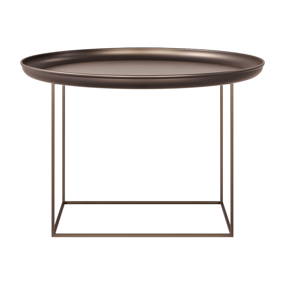 Coffee table ronde in steel bronze 70 cm Duke - NORR11 - The Cool Republic