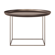 Coffee table ronde in steel bronze 70 cm Duke - NORR11 - The Cool Republic