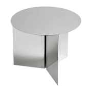 Coffee table ronde steel mirror effect Slit - HAY - The Cool Republic
