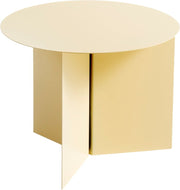 Table basse ronde en acier jaune Slit - HAY - The Cool Republic
