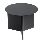 Table basse ronde en acier noire Slit - HAY - The Cool Republic