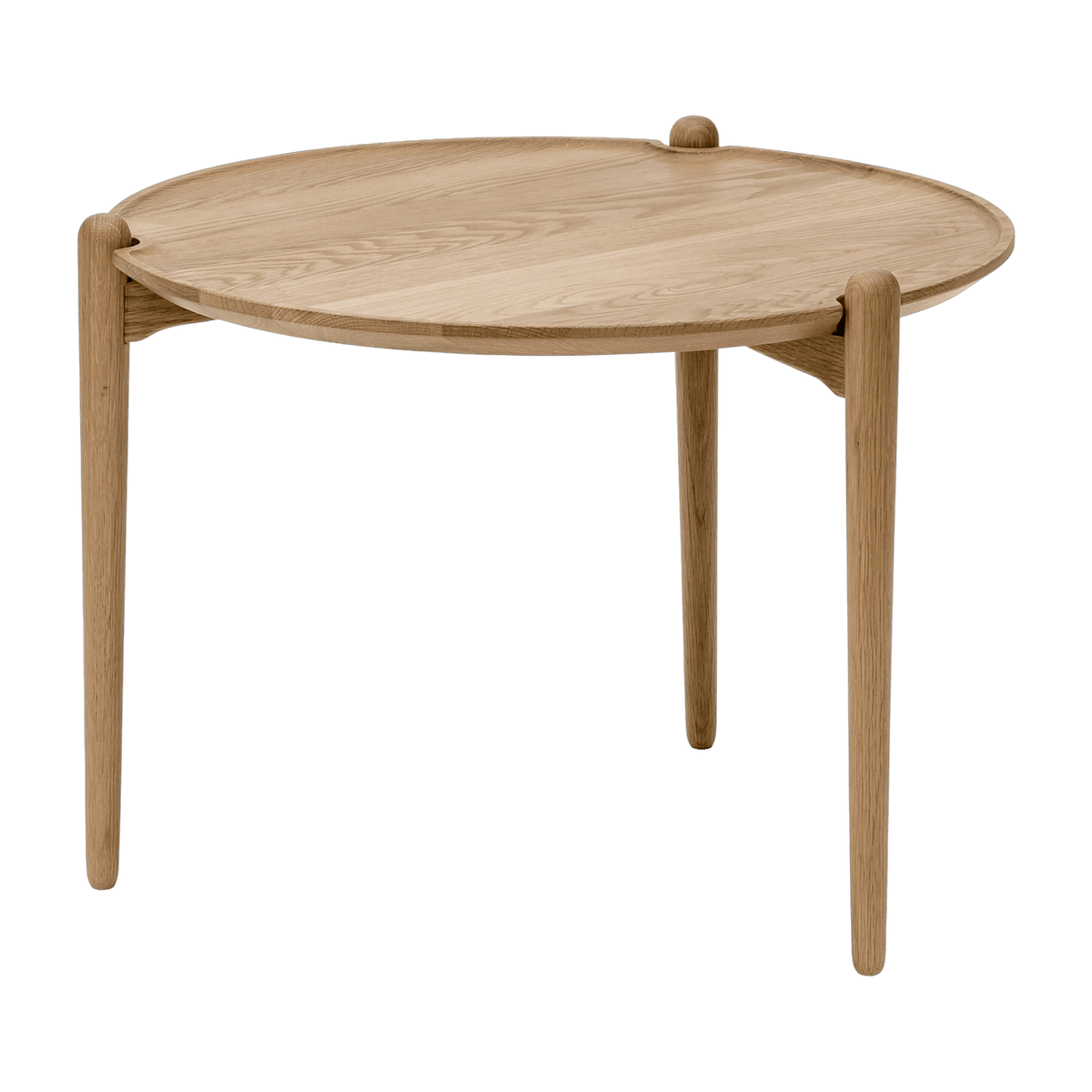 Coffee table ronde in oak 50 cm Aria - Design House Stockholm - The Cool Republic