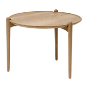 Coffee table ronde in oak 60 cm Aria - Design House Stockholm - The Cool Republic