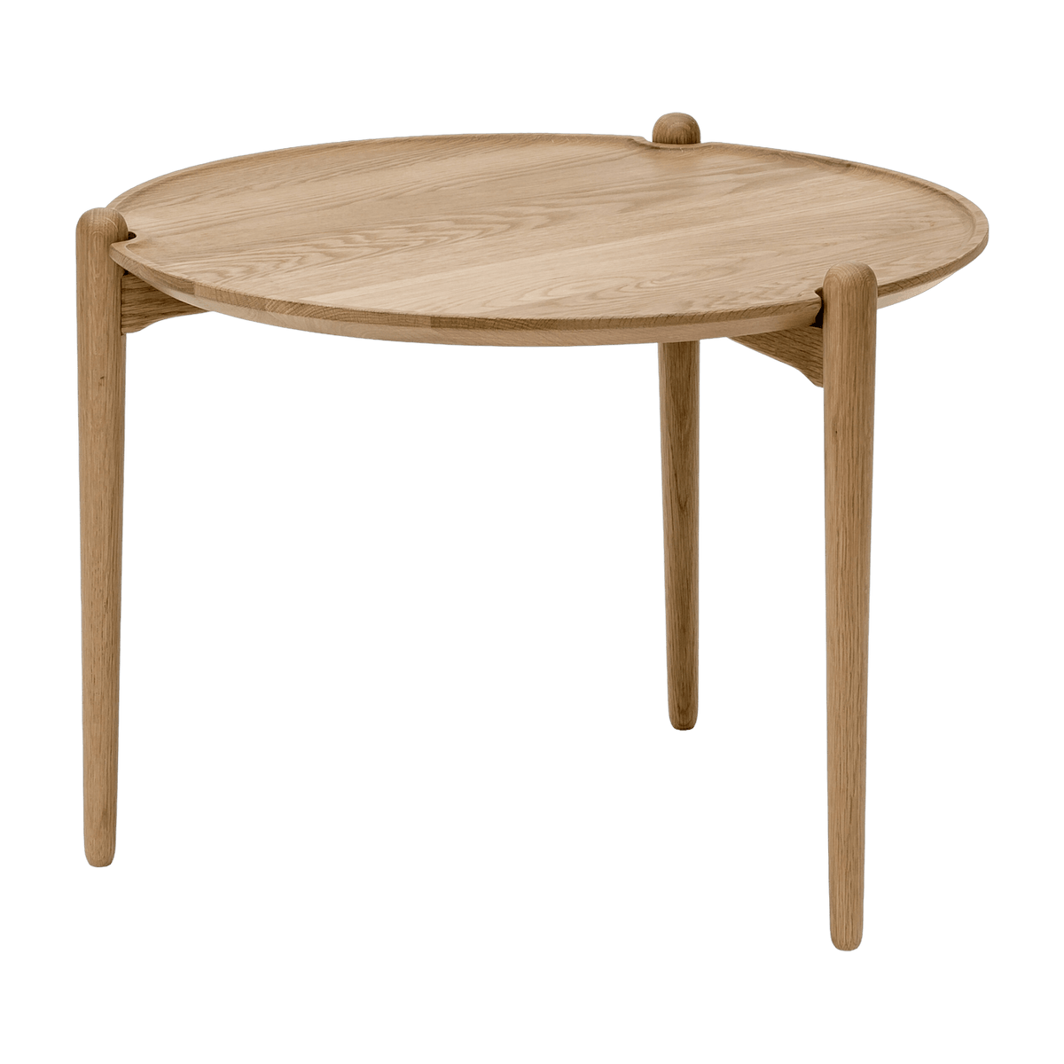 Coffee table ronde in oak 60 cm Aria - Design House Stockholm - The Cool Republic