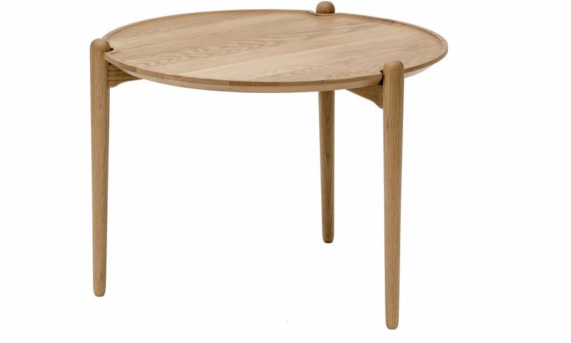 Table basse ronde en chêne 60 cm Aria - Design House Stockholm - The Cool Republic