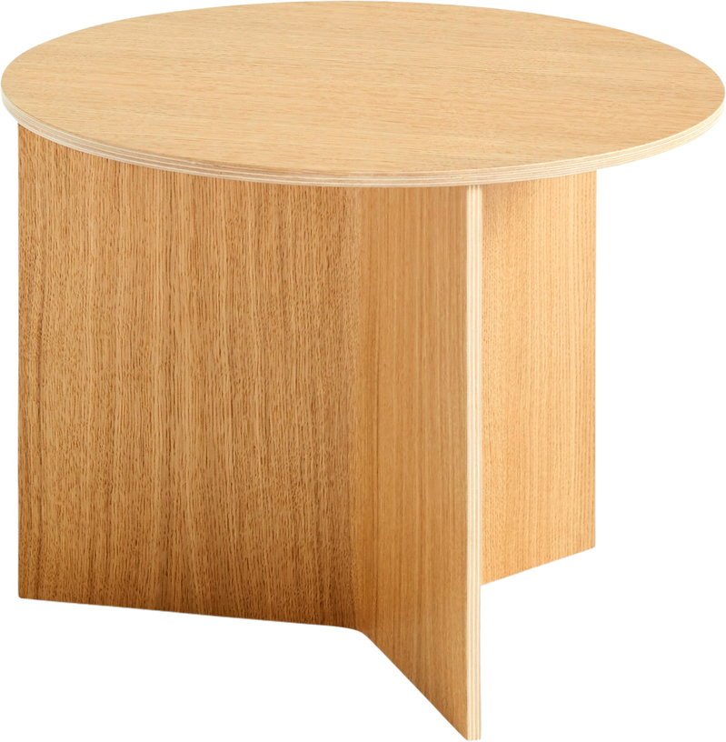Table basse ronde en chêne naturel Slit - HAY - The Cool Republic