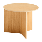 Table base ronde in natural oak Slit - HAY - The Cool Republic