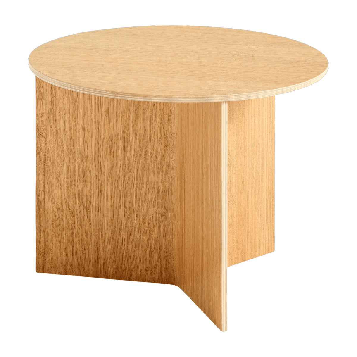 Table base ronde in natural oak Slit - HAY - The Cool Republic