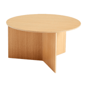 Table base ronde in natural oak XL Slit - HAY - The Cool Republic