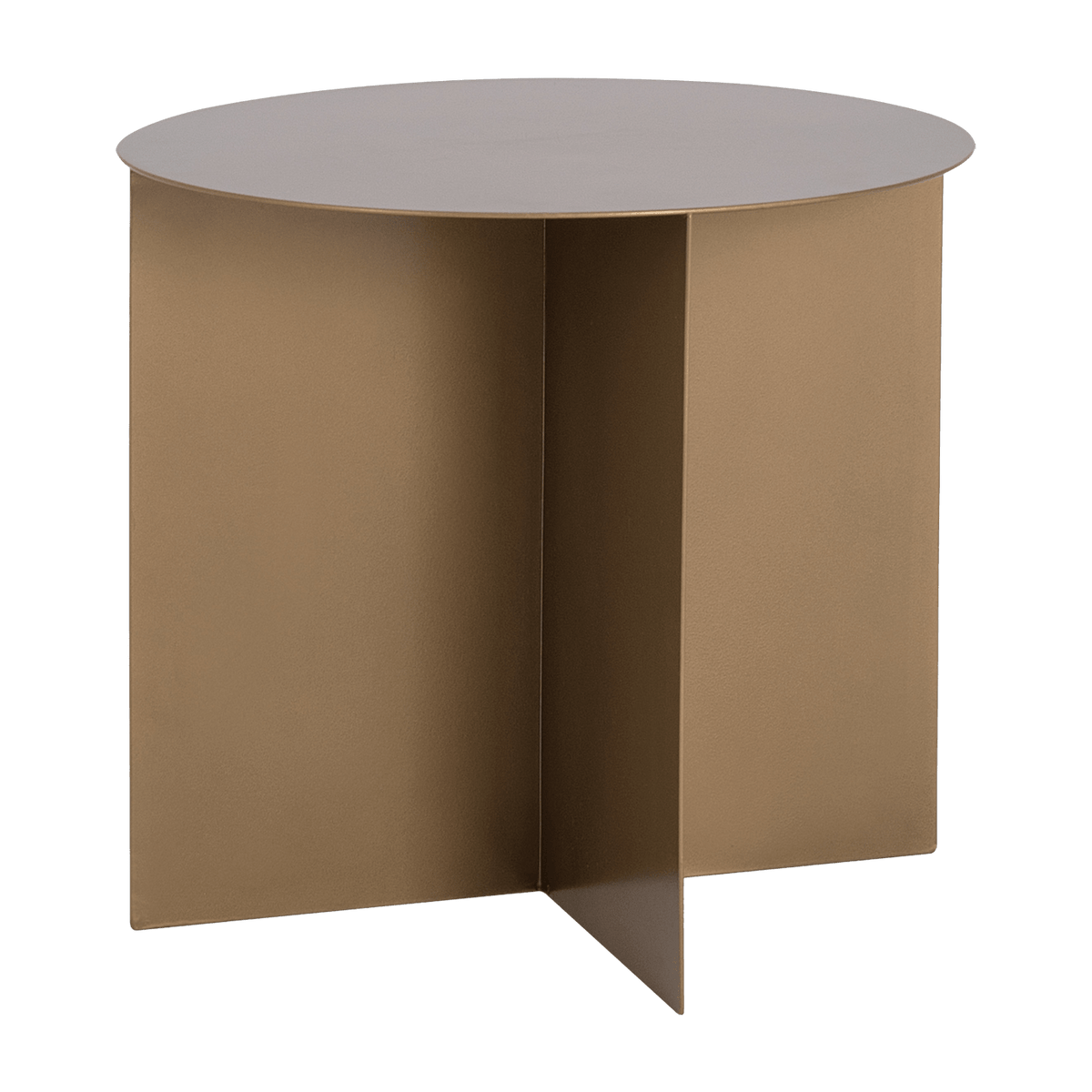 Table basse ronde en métal gold Oli - Custom Form - The Cool Republic
