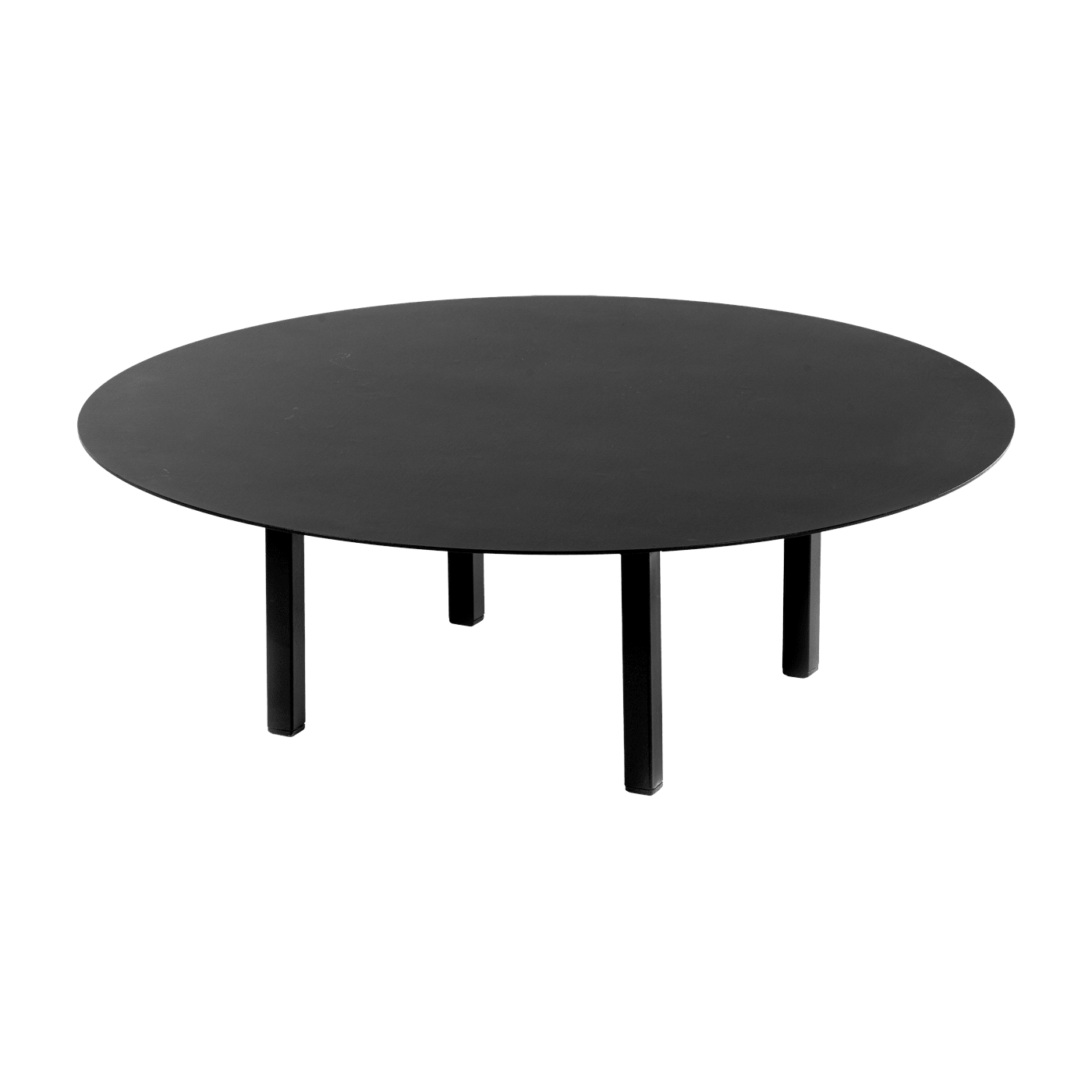 Table basse ronde en métal noir 78 x 25 cm 02 - Serax - The Cool Republic