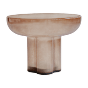 Table basse ronde en verre soufflé caramel 55x41cm Crown - 101 COPENHAGEN - The Cool Republic