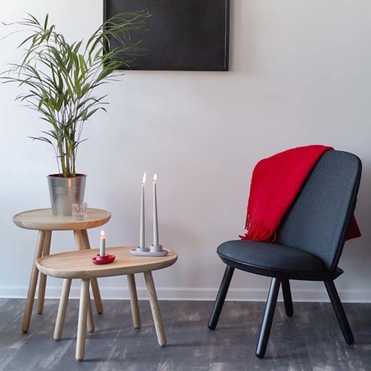 Table basse rose 64 cm Naïve - Emko - The Cool Republic