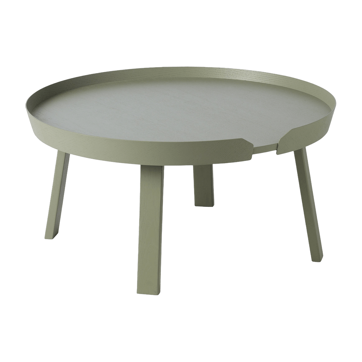 Table basse vert d'eau 72 cm Around - Muuto - The Cool Republic