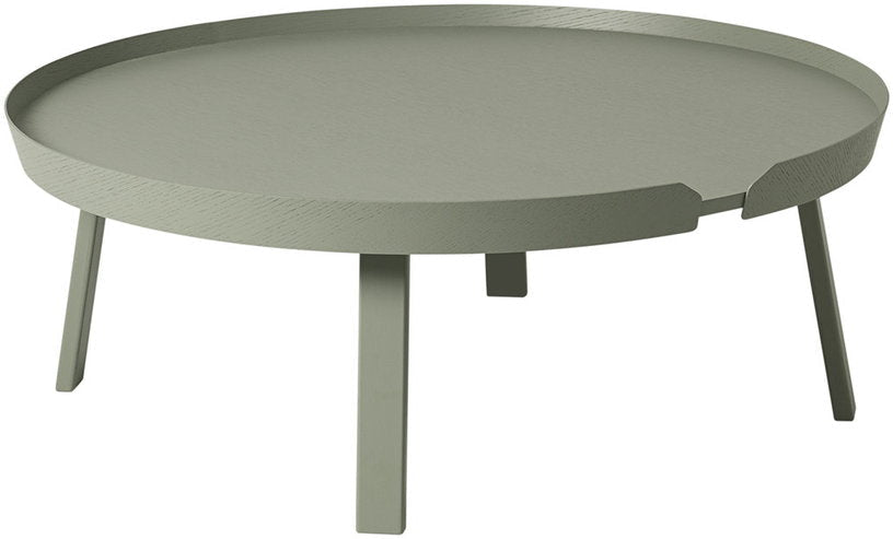 Table basse vert d'eau 95 cm Around - Muuto - The Cool Republic