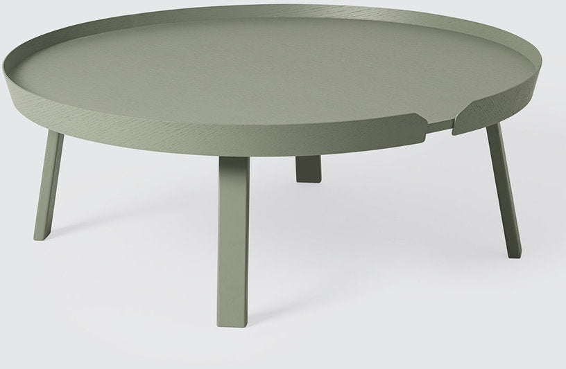 Table basse vert d'eau 95 cm Around - Muuto - The Cool Republic
