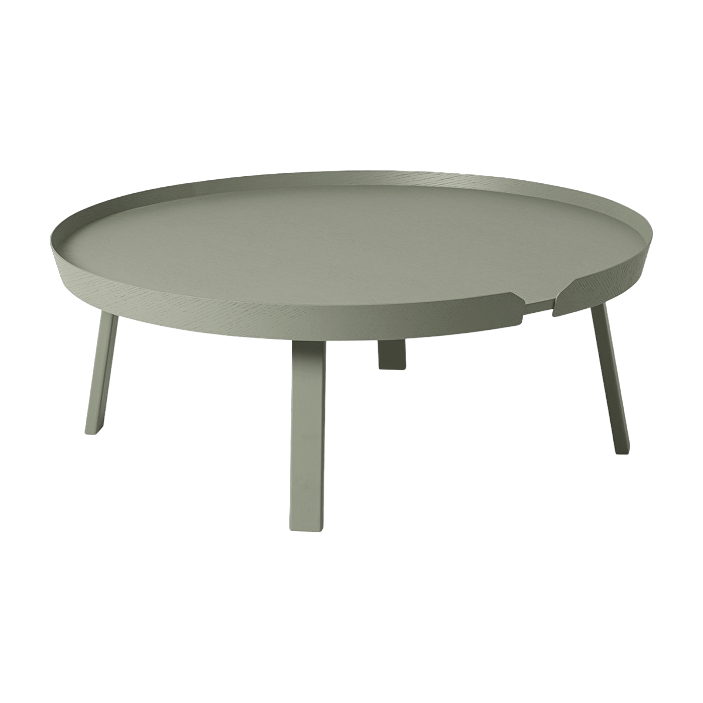 Table basse vert d'eau 95 cm Around - Muuto - The Cool Republic