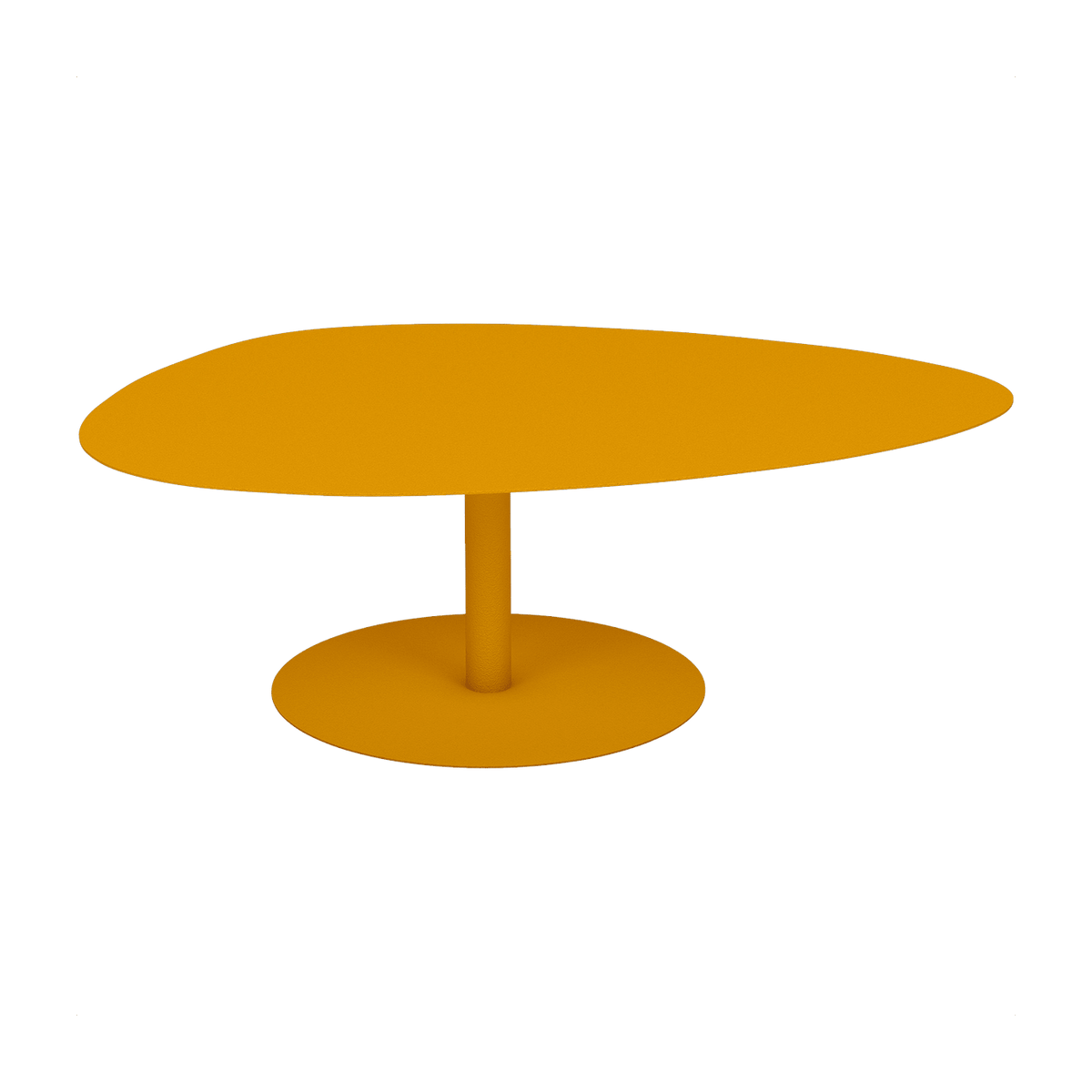 Table basse XL safran 80 cm Galet - Matière Grise - The Cool Republic