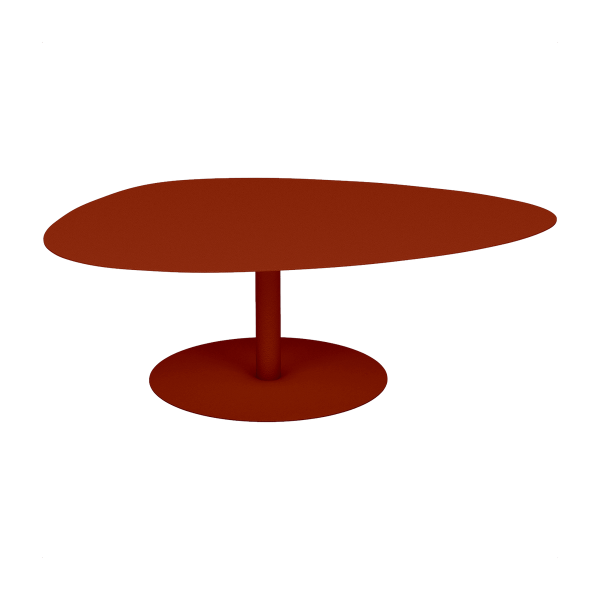 Table basse XL terracotta 80 cm Galet - Matière Grise - The Cool Republic