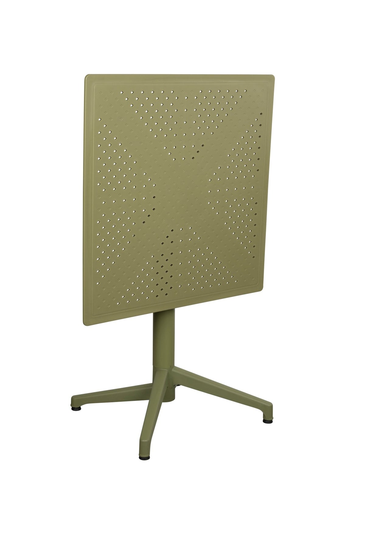 Table bistrot d'extérieur carrée en métal vert 70 x 70 x 76 cm Cala - The Cool Republic - The Cool Republic