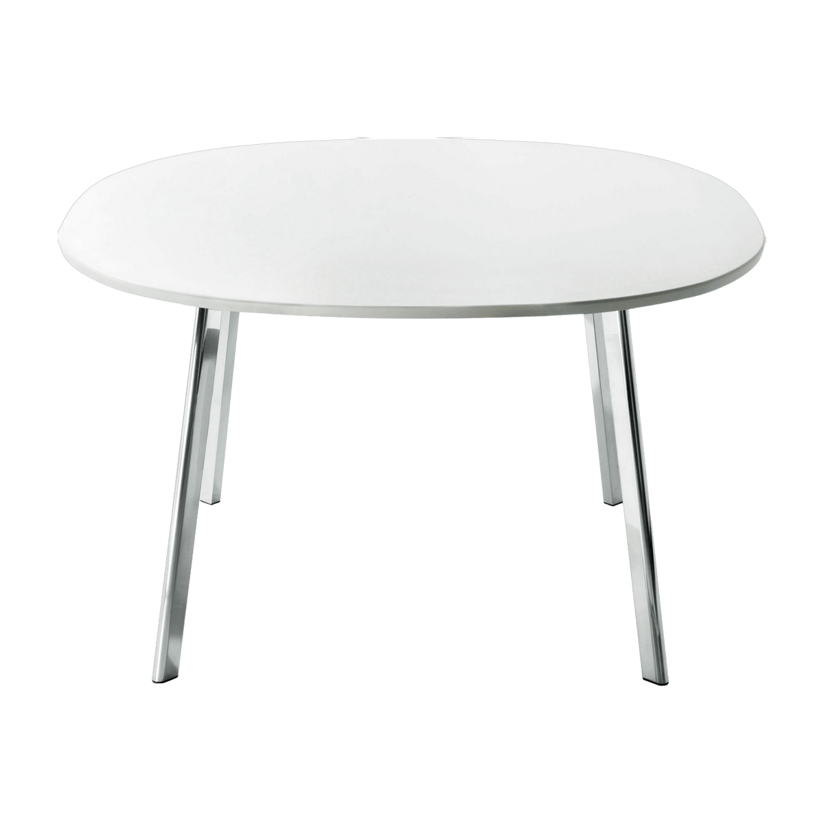 Table blanche et pieds en aluminium 124x124 cm Déjà-vu - Magis - The Cool Republic