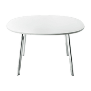 Table blanche et pieds en aluminium 124x124 cm Déjà-vu - Magis - The Cool Republic
