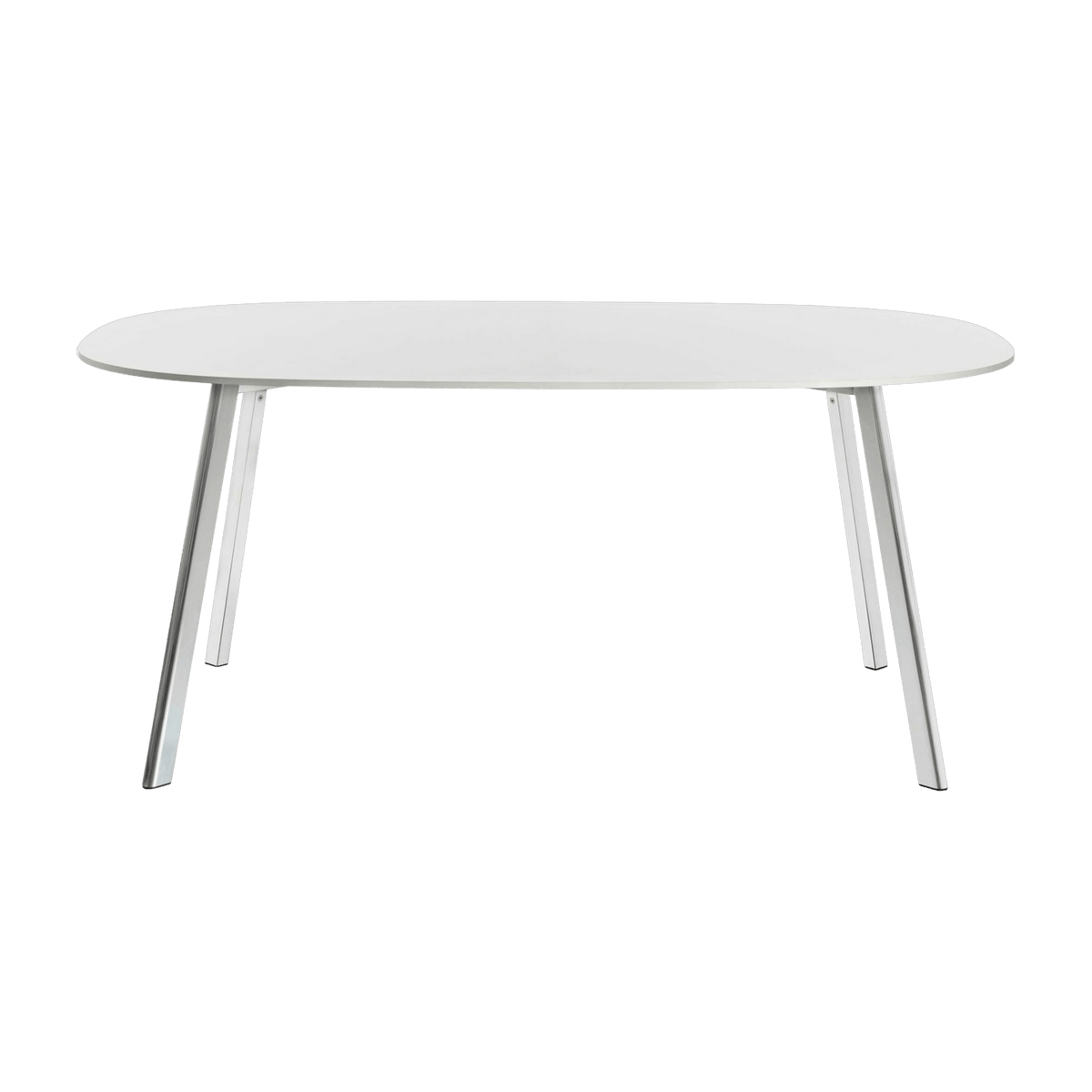 Table blanche et pieds en aluminium 200x120 cm Déjà-vu - Magis - The Cool Republic