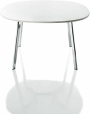 Table blanche et pieds en aluminium 98x98 cm Déjà - vu - Magis - The Cool Republic