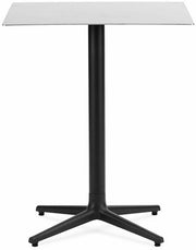 Table carré 60 cm 4 pieds en acier inoxydable Allez Steel - Normann Copenhagen - The Cool Republic