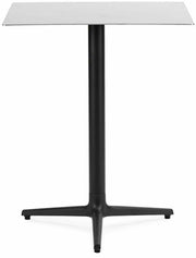Table carrée 60 cm 3 pieds en acier inoxydable Allez Steel - Normann Copenhagen - The Cool Republic
