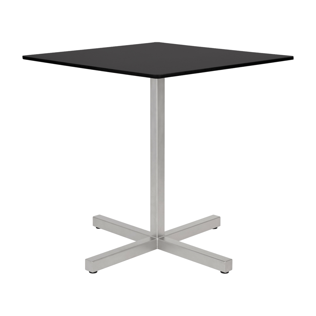 Table carrée en acier inoxydable et stratifée Chop - Hem - The Cool Republic