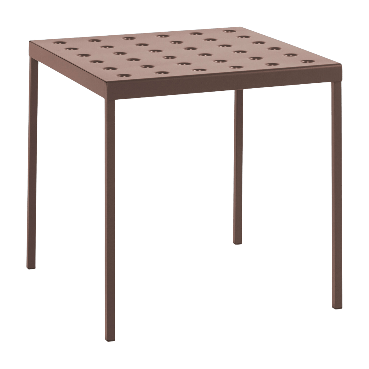 Red steel square table Balcony - HAY - The Cool Republic