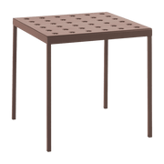 Red steel square table Balcony - HAY - The Cool Republic