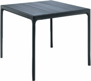 Table carrée en métal noir FOUR - Houe - The Cool Republic