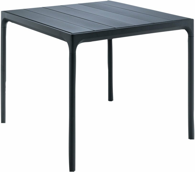 Table carrée en métal noir FOUR - Houe - The Cool Republic