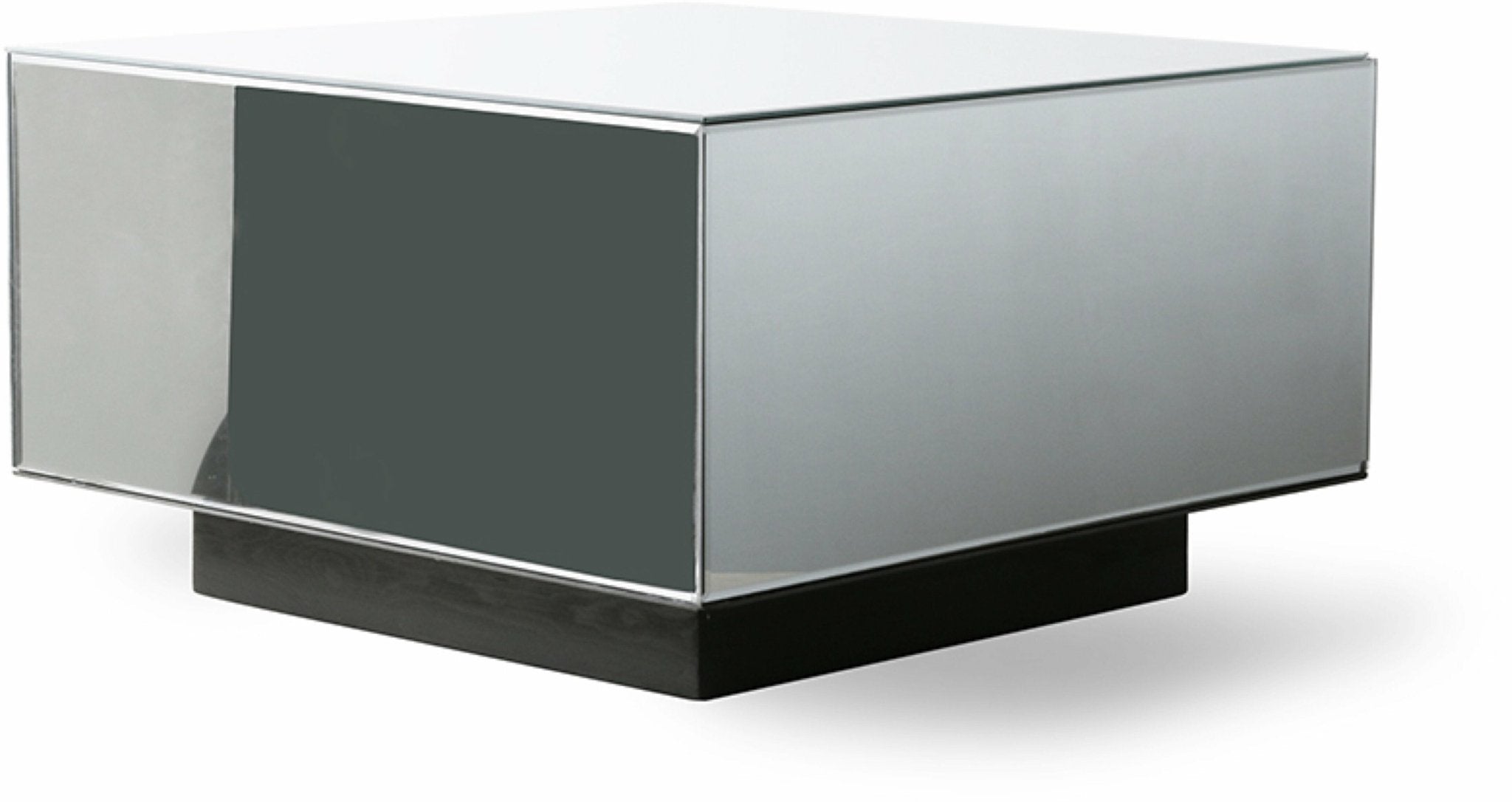 Table carrée en miroir gris 60 x 60 cm Block - HKliving - The Cool Republic