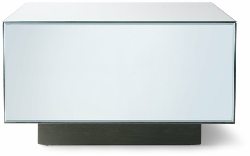 Table carrée en miroir gris 60 x 60 cm Block - HKliving - The Cool Republic