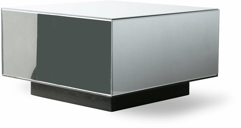 Table carrée en miroir gris 60 x 60 cm Block - HKliving - The Cool Republic