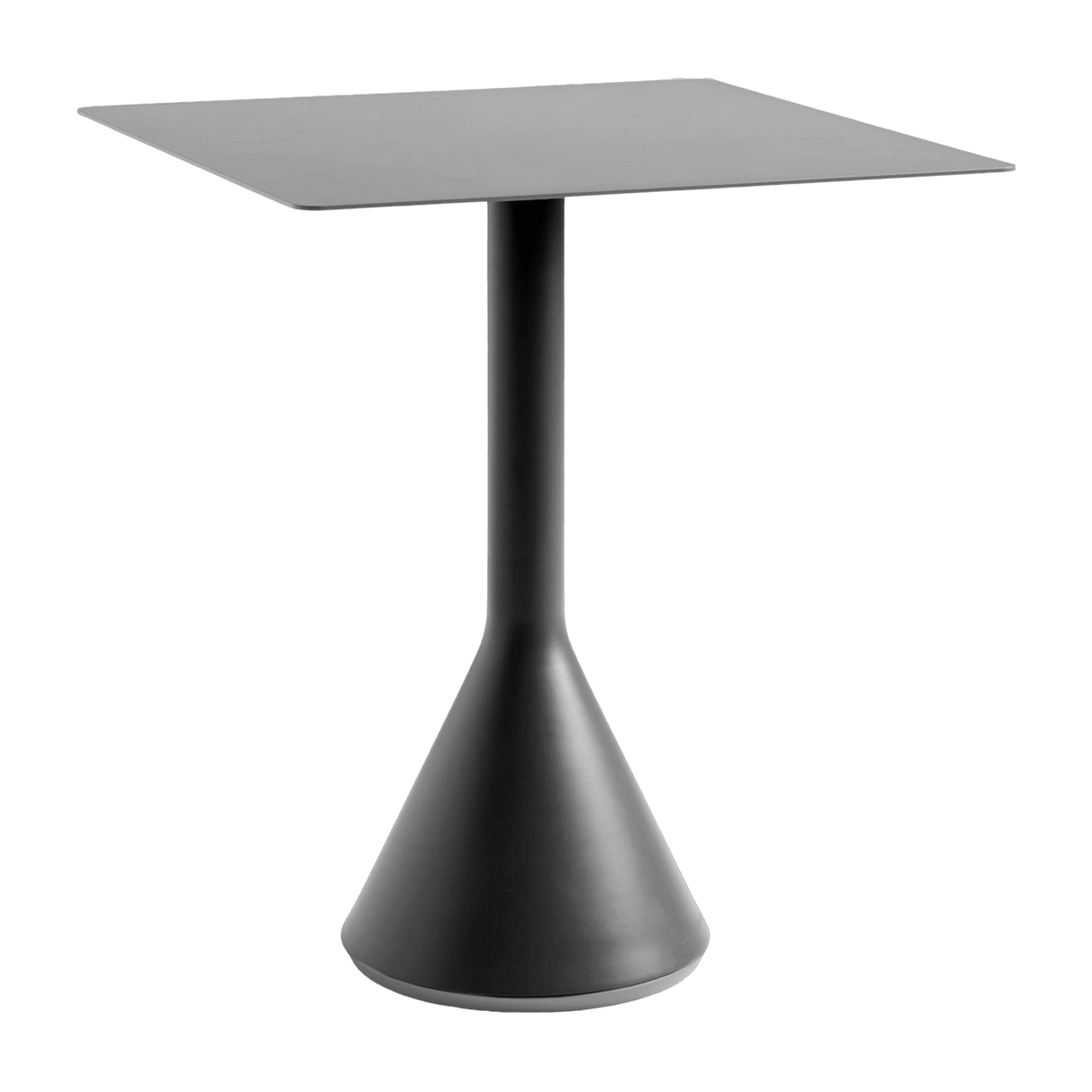 Table cone carrée anthracite Palissade - HAY - The Cool Republic