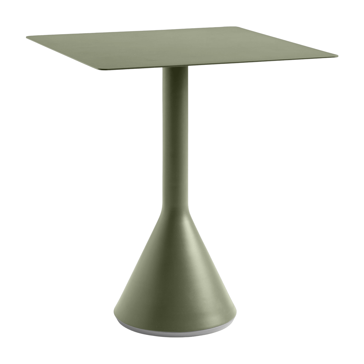Table cone carrée olive Palissade - HAY - The Cool Republic